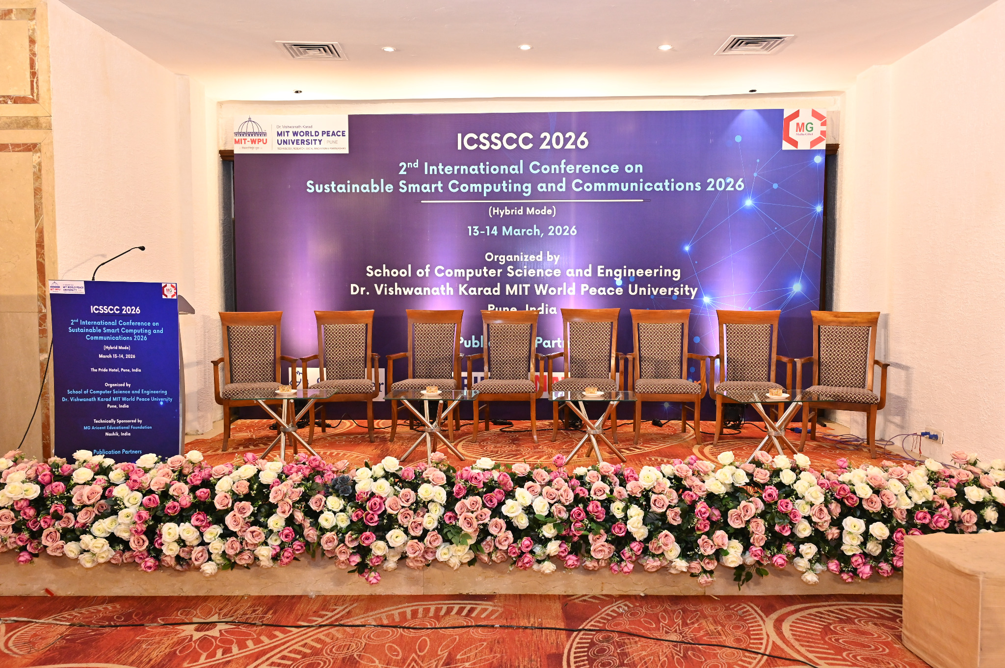 Stage setup of ICSSCC 2026