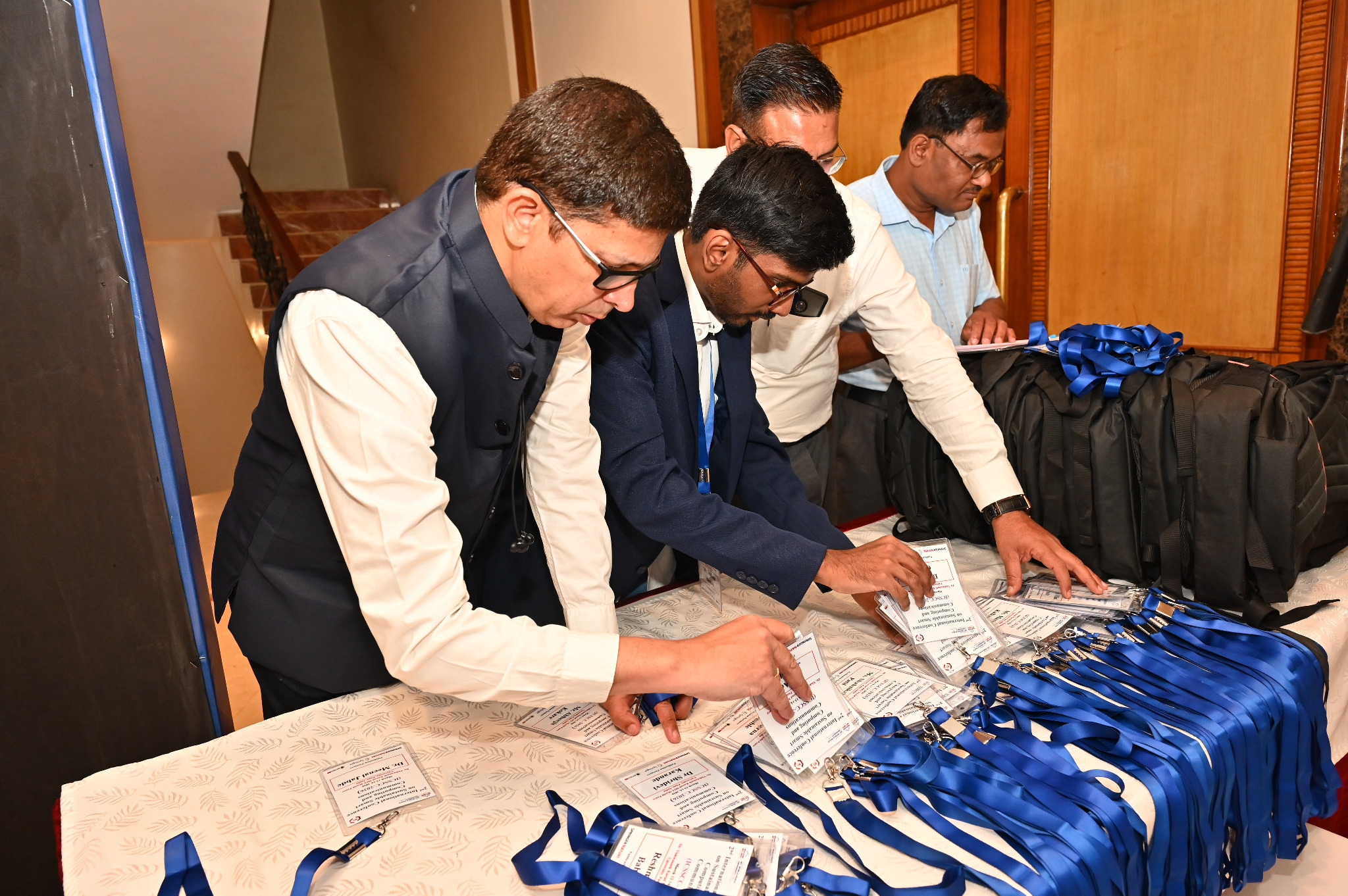 Registration desk at ICSSCC 2026