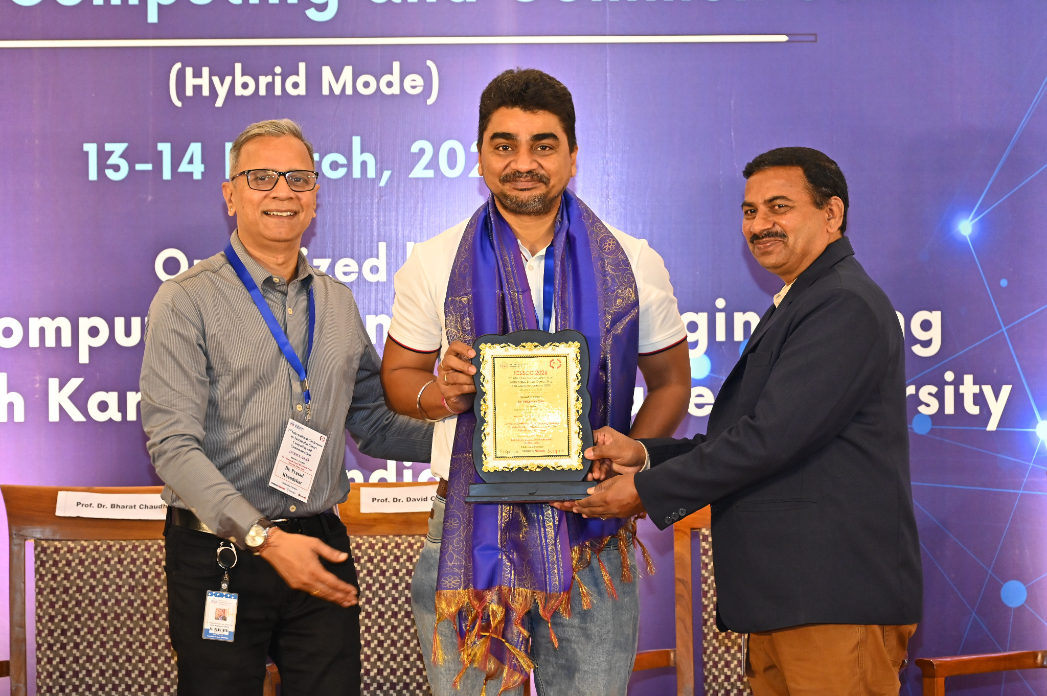 Recognition moment at ICSSCC 2026